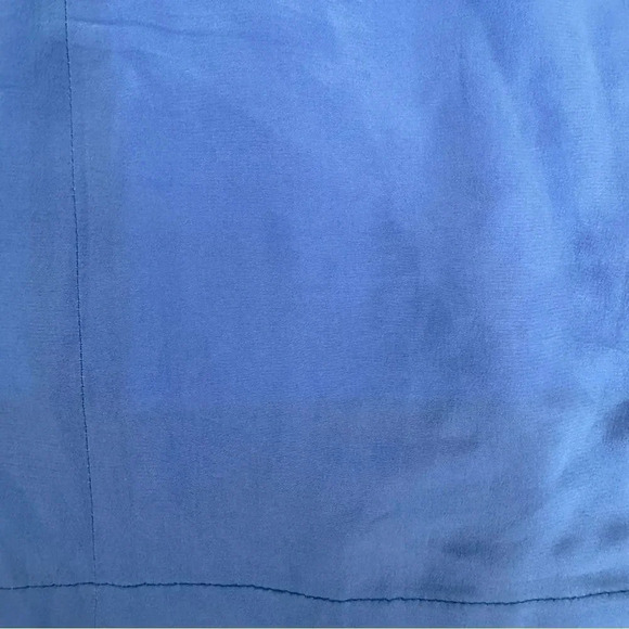 YUMI KIM Blue Silk Mini Skirt Pleaded Women’s size Small - Picture 9 of 10